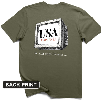 USA 2.5 Back Print T-Shirt