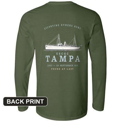 USCGC Tampa Back Print Long Sleeve T-Shirt