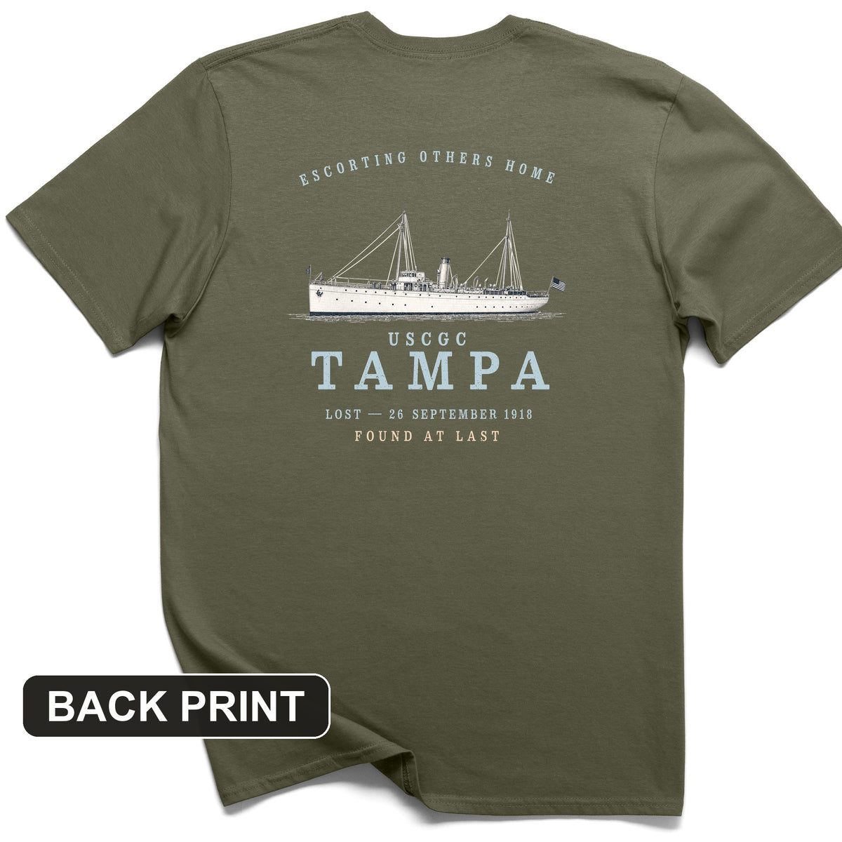 USCGC Tampa Back Print T-Shirt
