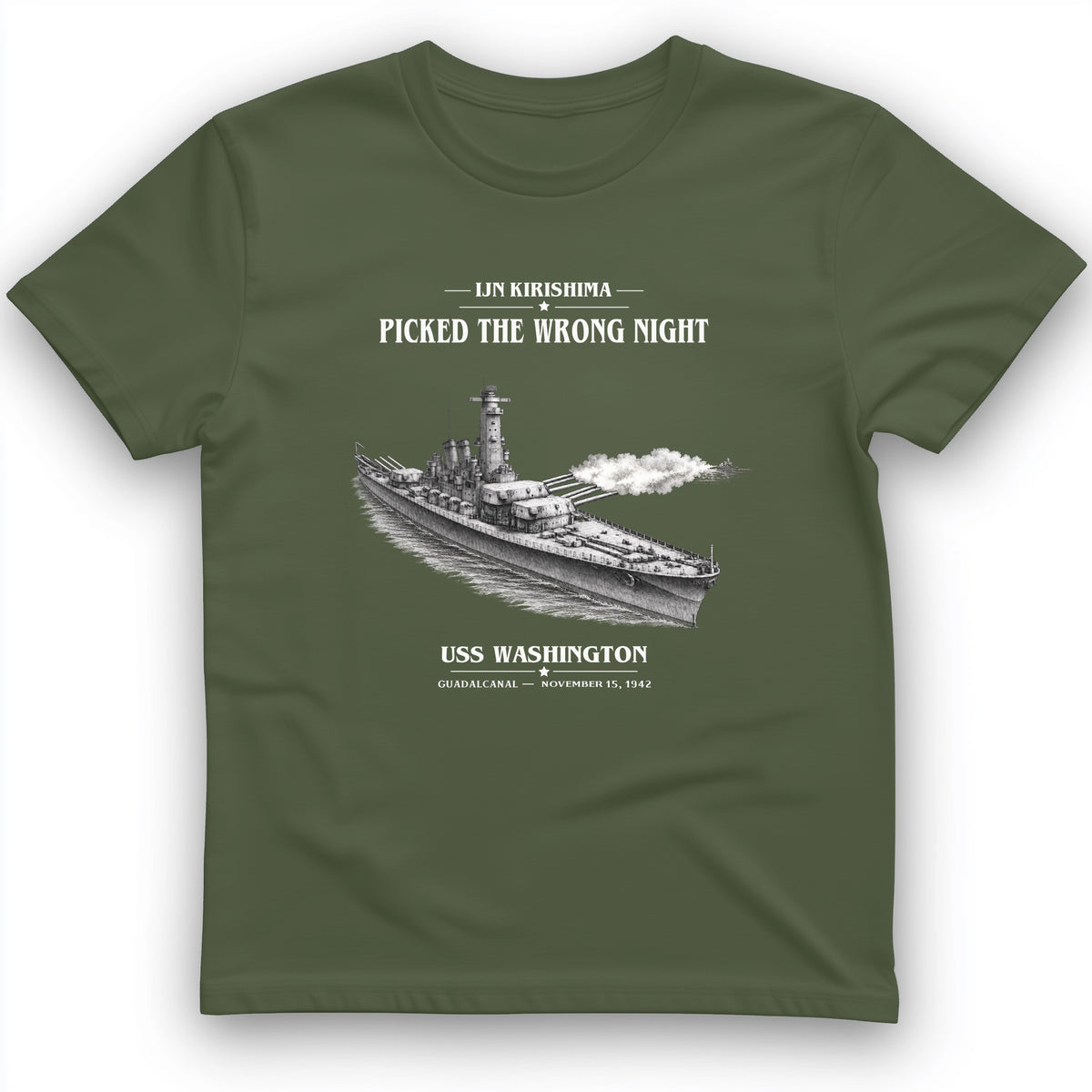 USS Washington at Guadalcanal T-Shirt