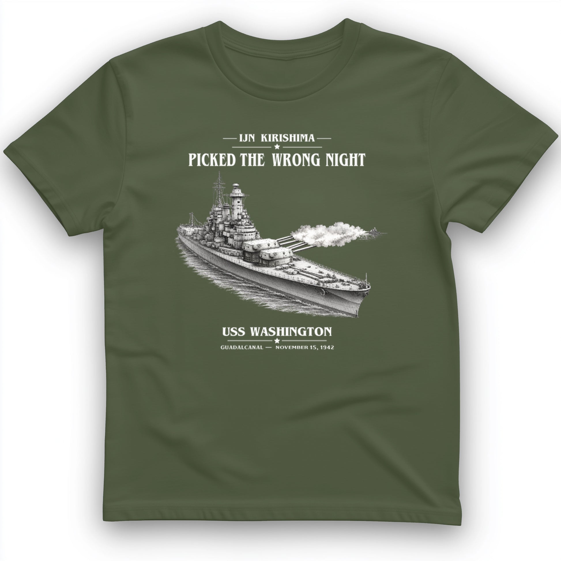 USS Washington at Guadalcanal T-Shirt