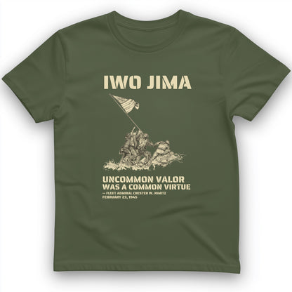 Uncommon Valor Iwo Jima T-Shirt