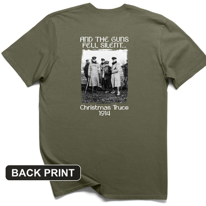 WWI Christmas Truce Back Print T-Shirt