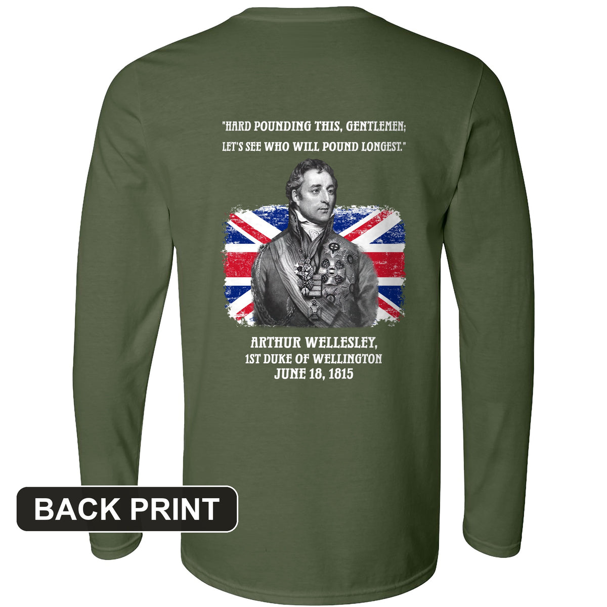 Wellington Back Print Long Sleeve T-Shirt