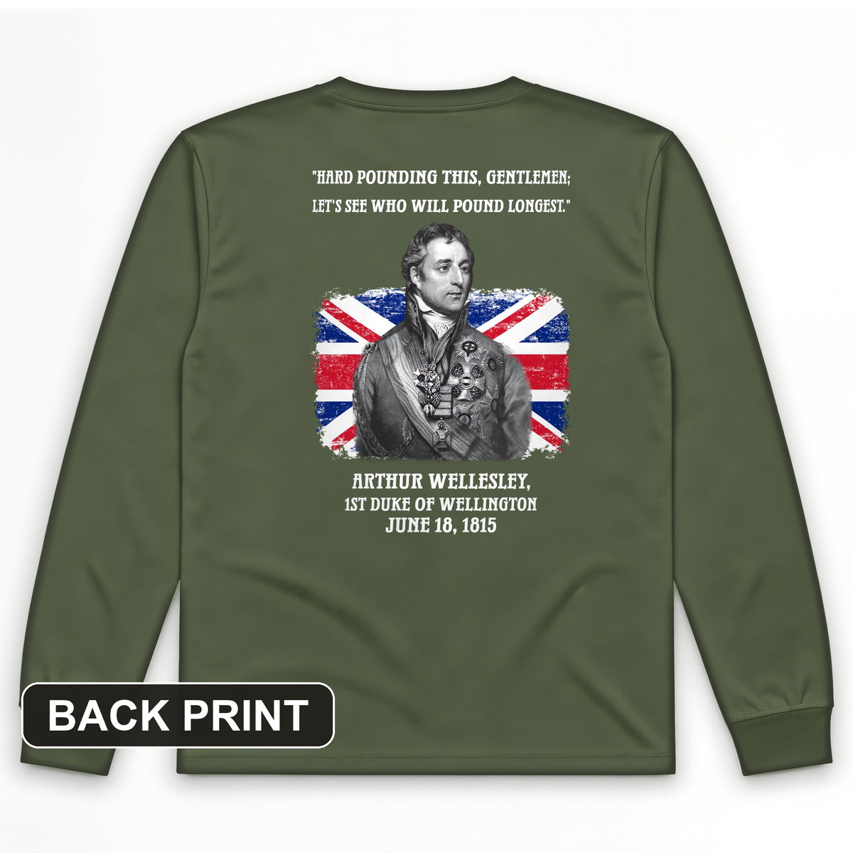 Wellington Back Print Long Sleeve T-Shirt