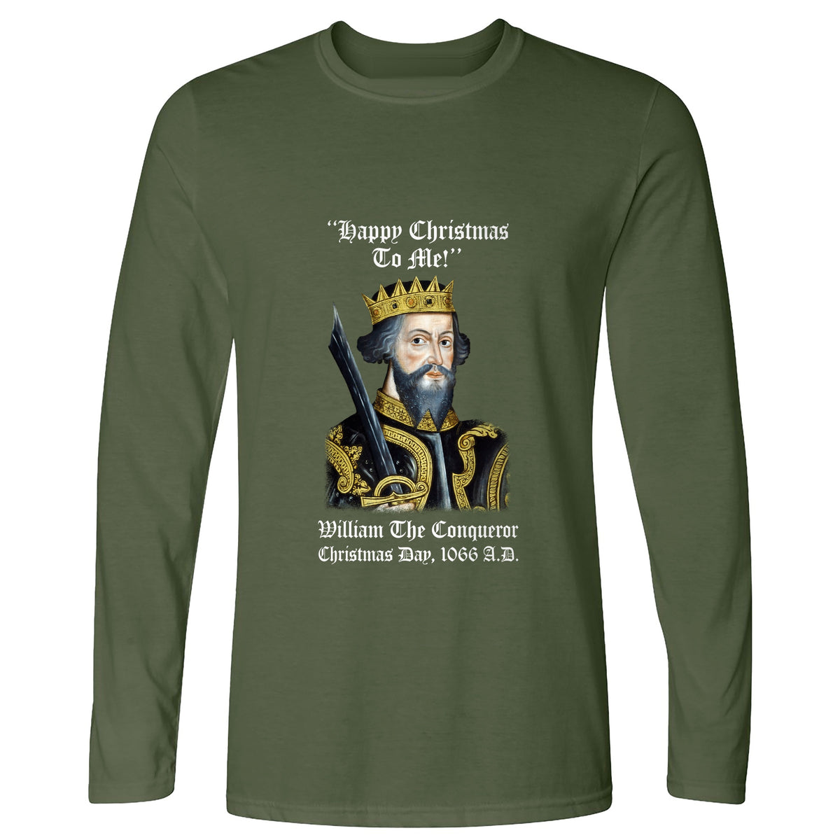William the Conqueror Crowned Long Sleeve T-Shirt