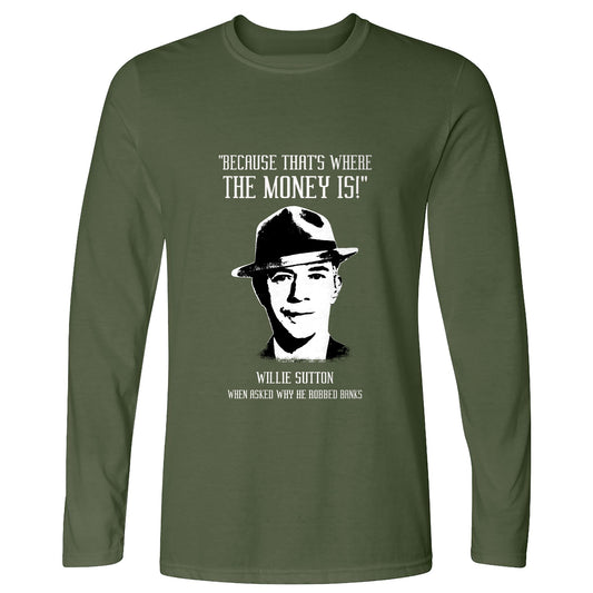Willie Sutton Long Sleeve T-Shirt