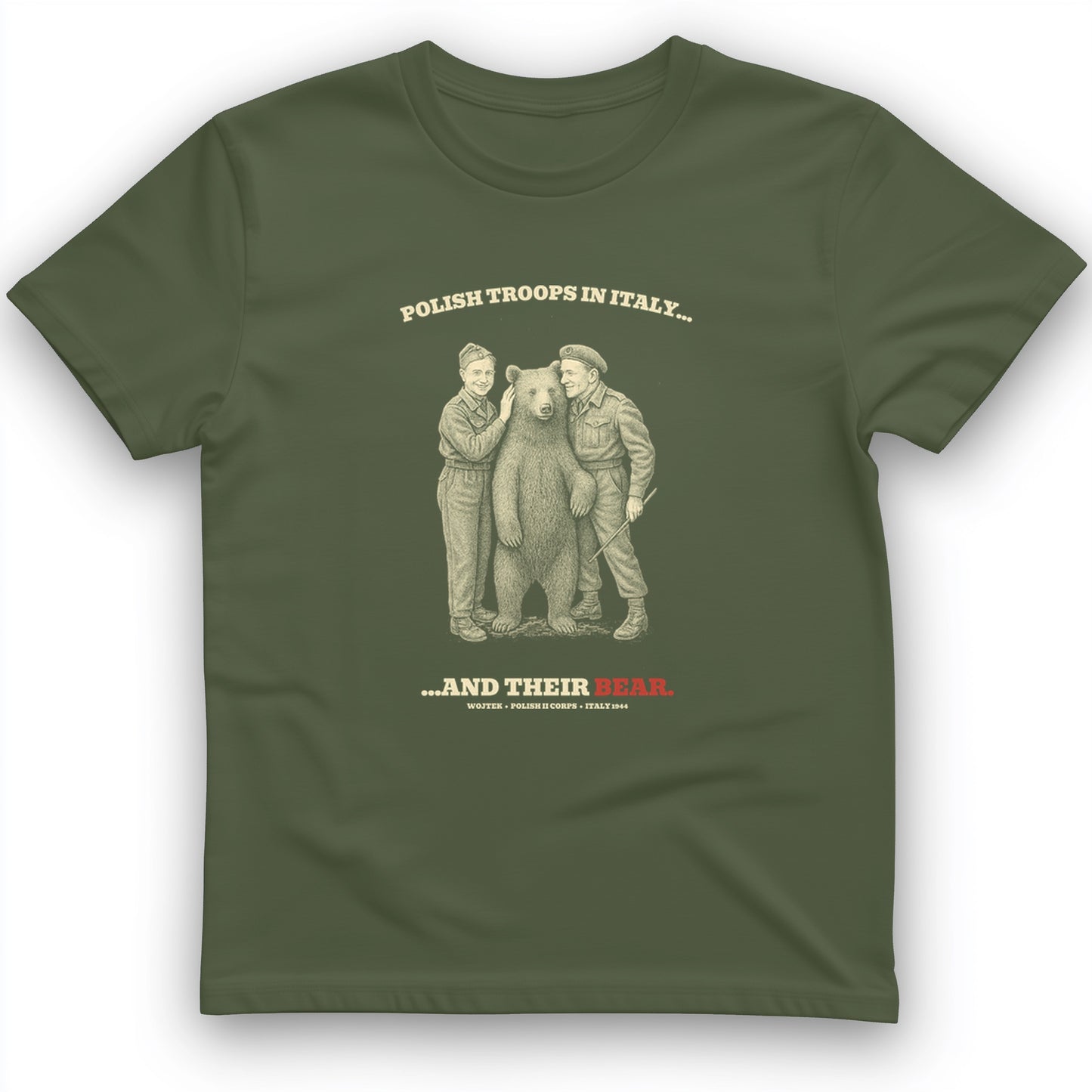 Wojtek Polish Troops Italy T-Shirt