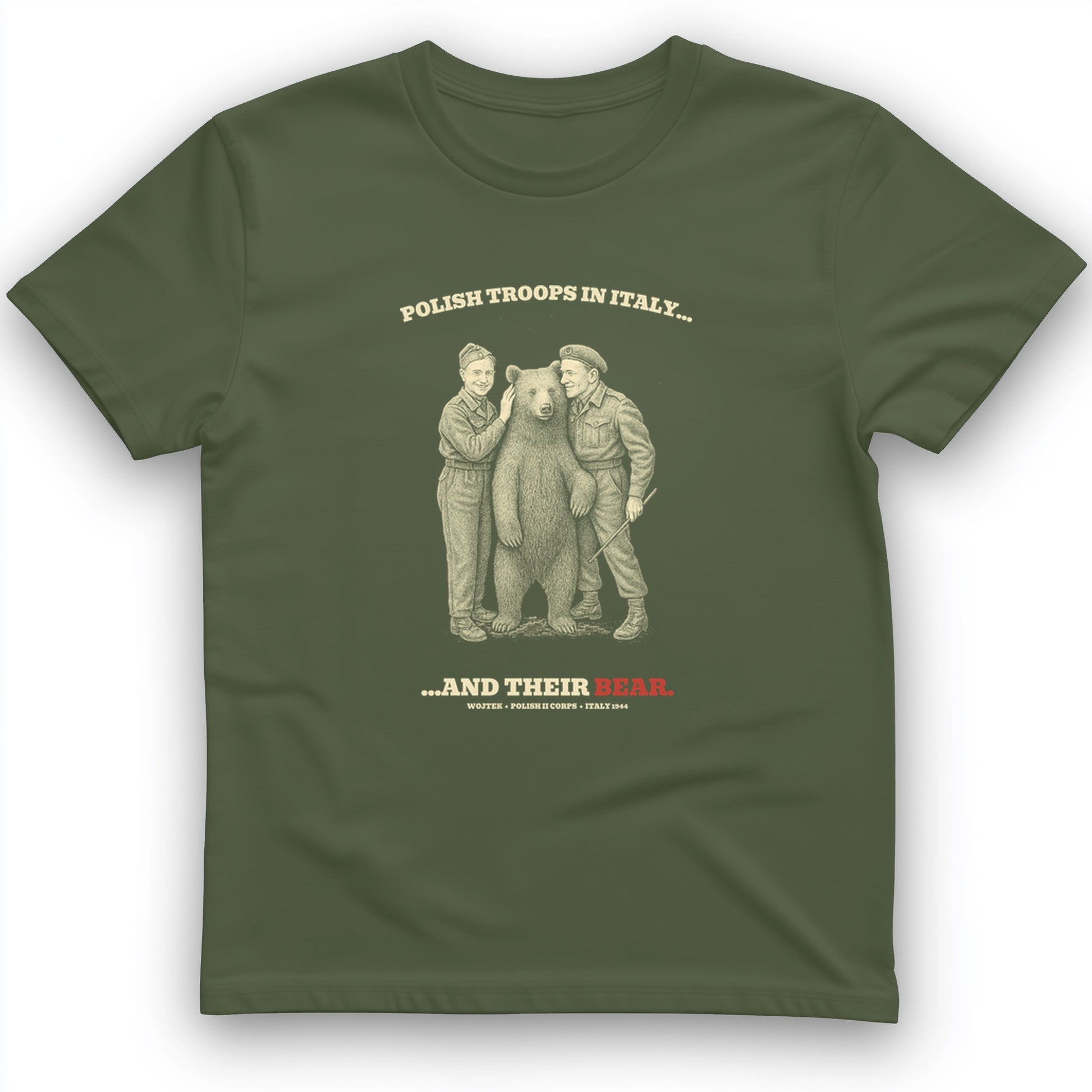 Wojtek Polish Troops Italy T-Shirt