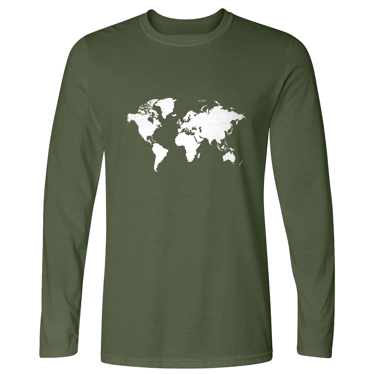 World Map Long Sleeve T-Shirt