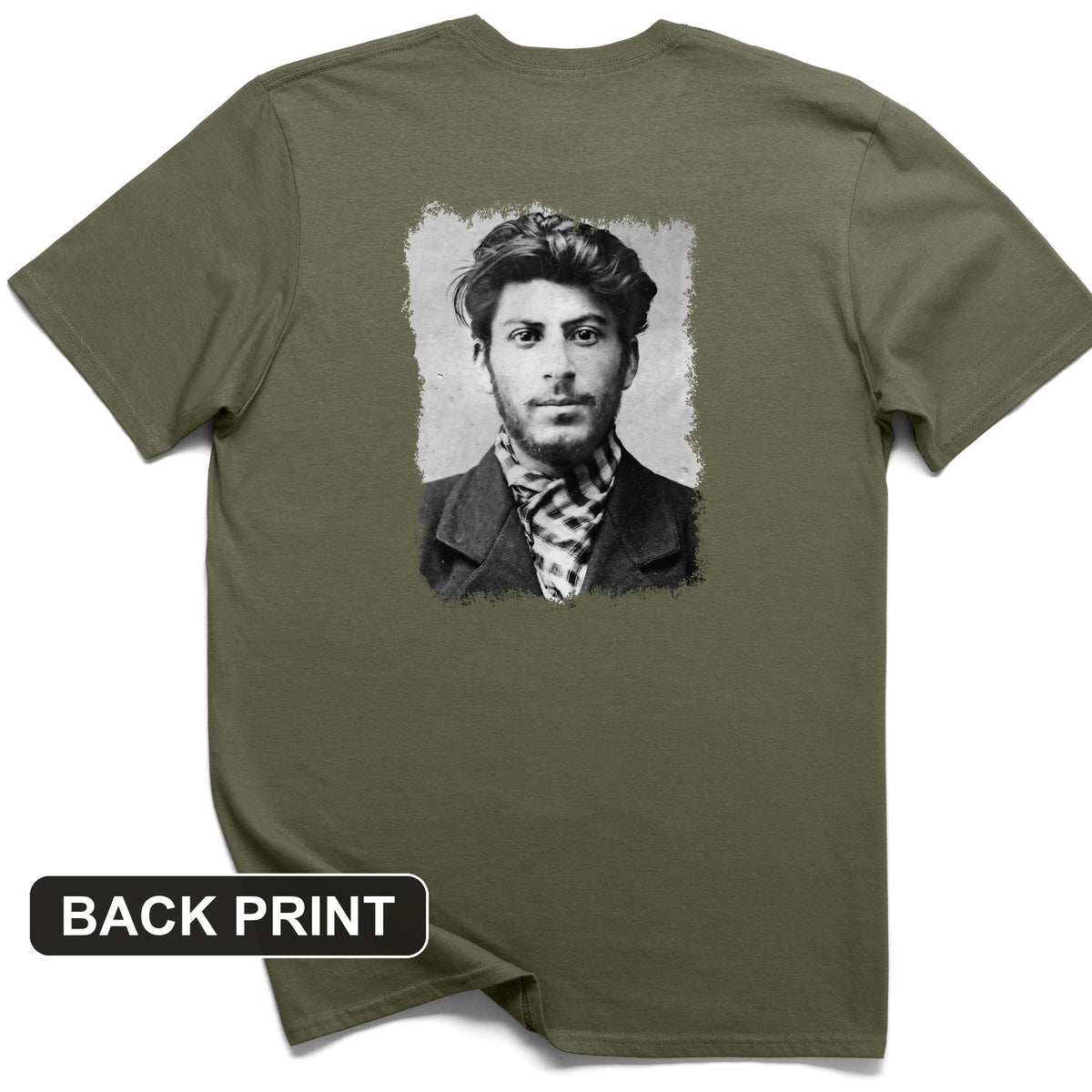 Young Stalin Back Print T-Shirt