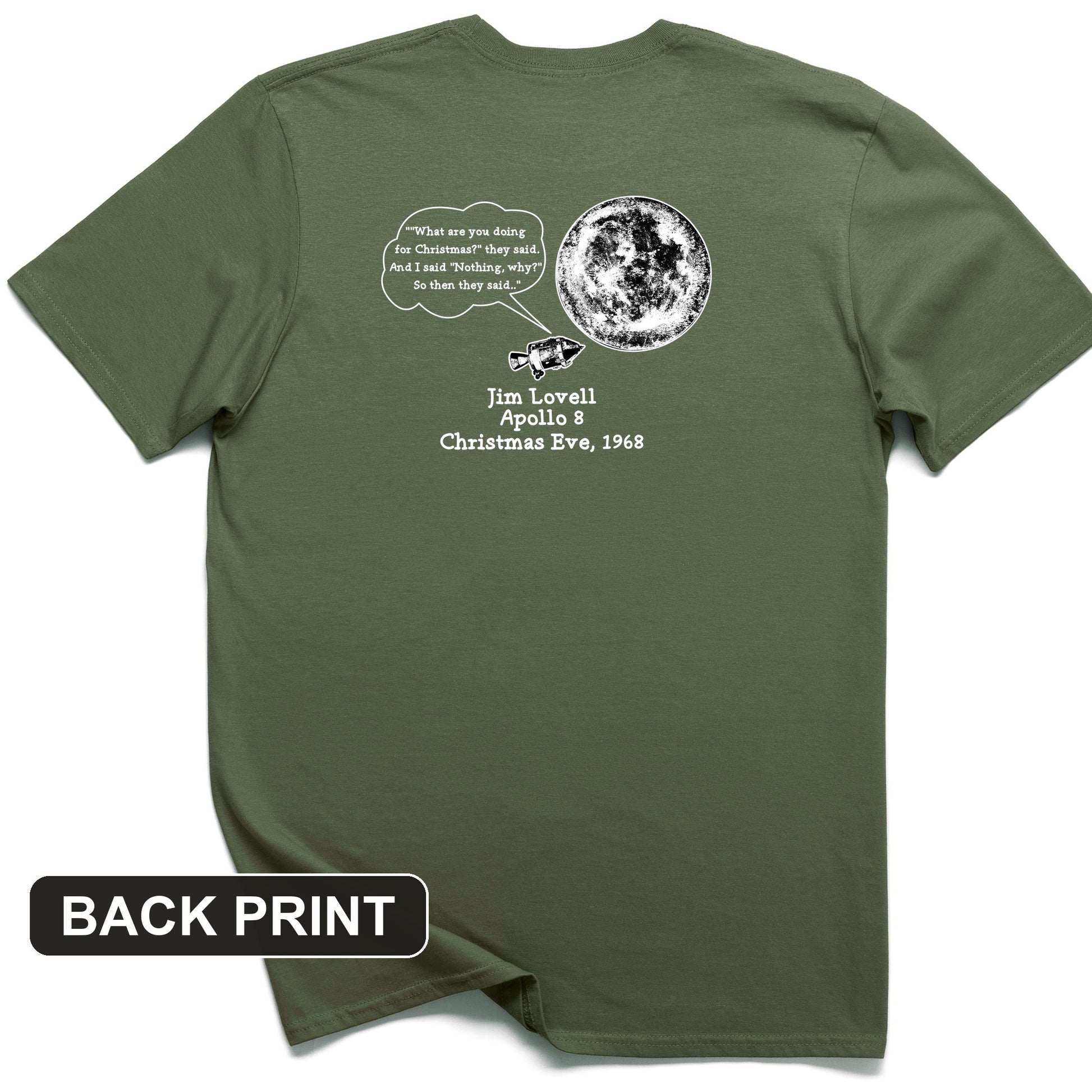 Apollo 8 Back Print T-Shirt