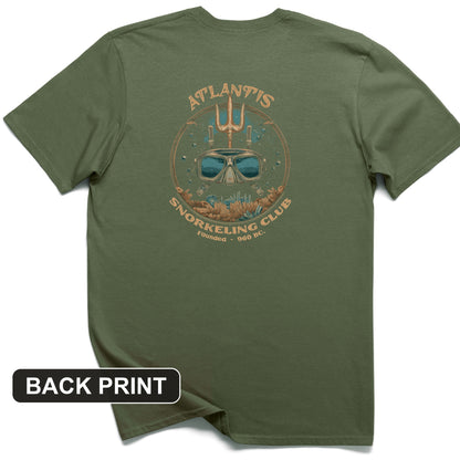 Atlantis Back Print T-Shirt