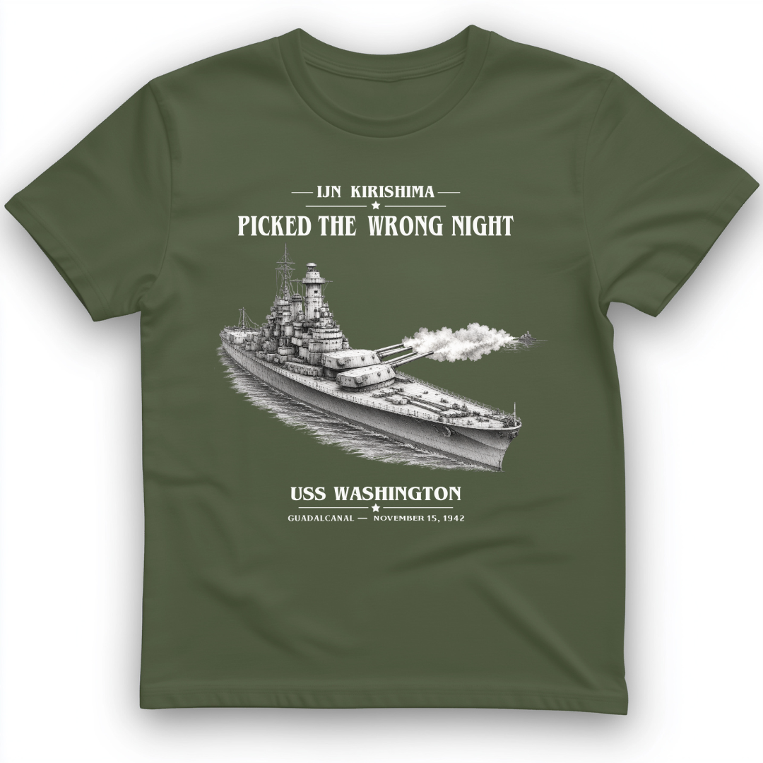 USS Washington at Guadalcanal T-Shirt