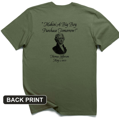 Big Boy Purchase Back Print T-Shirt