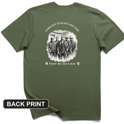 Black and Tans Back Print T-Shirt