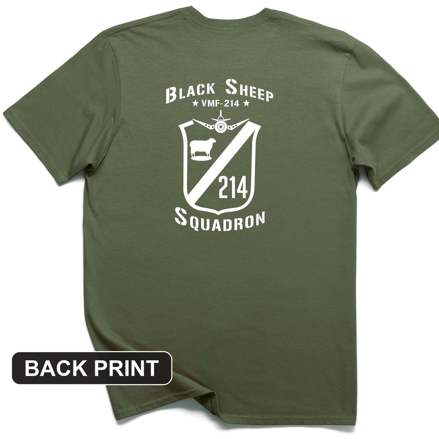 Black Sheep Back Print T-Shirt
