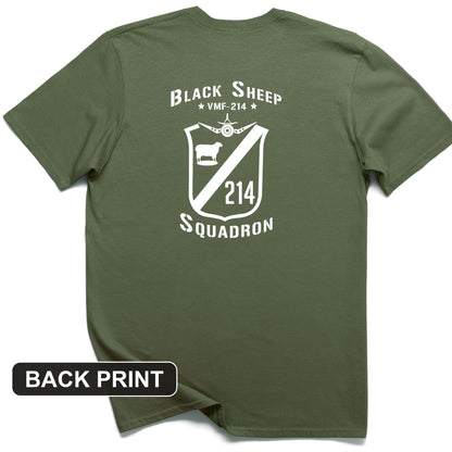 Black Sheep Back Print T-Shirt