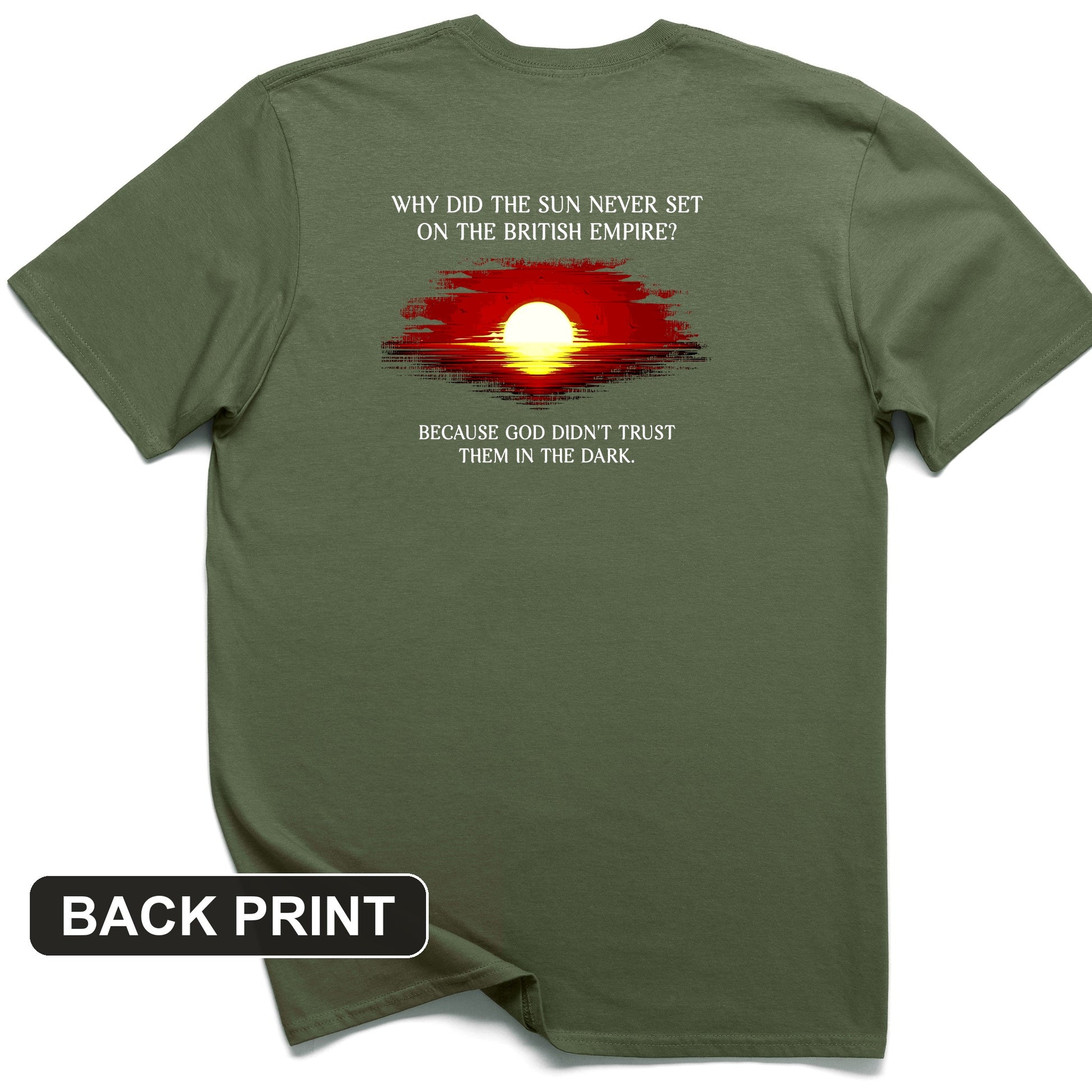 British Empire Back Print T-Shirt