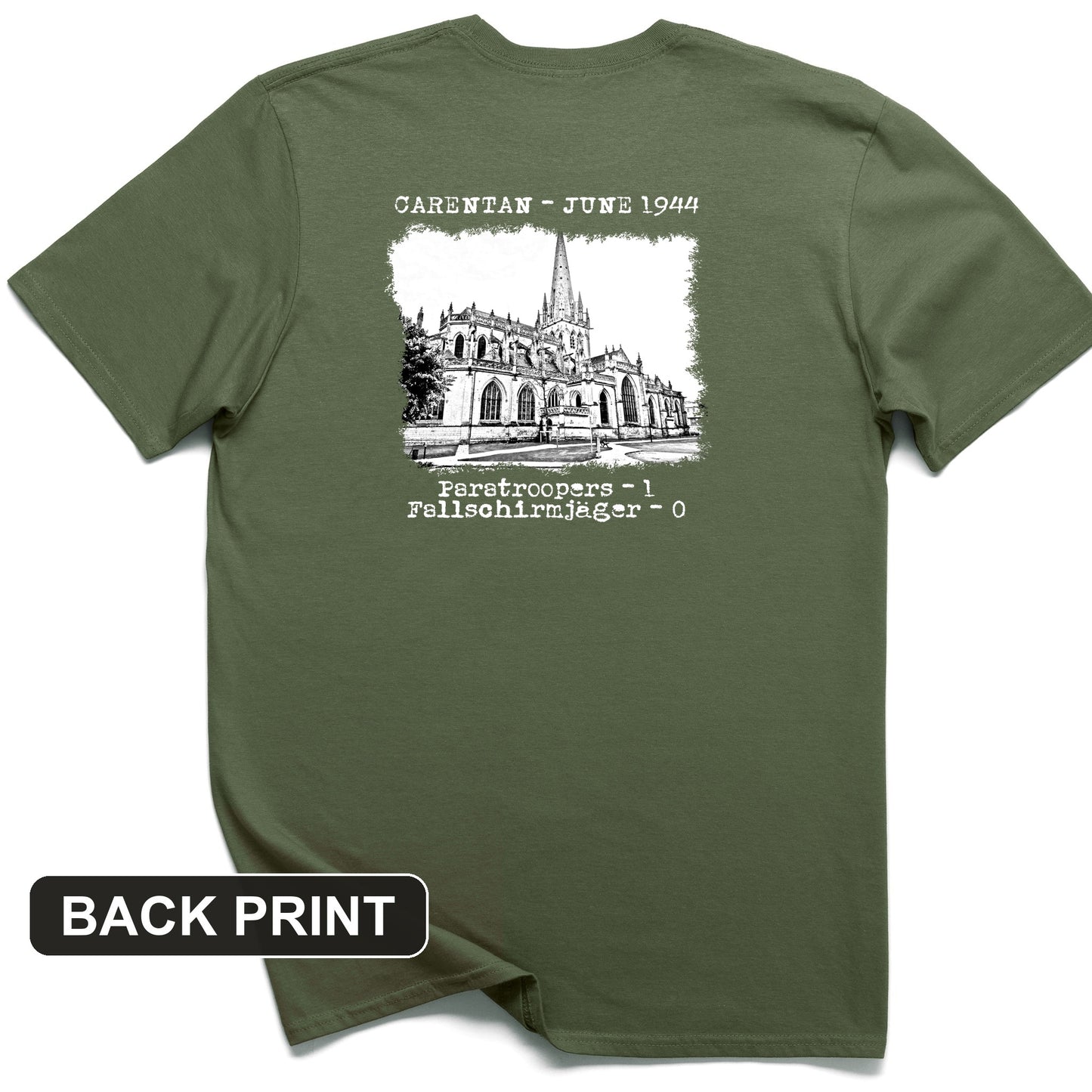 Carentan Back Print T-Shirt