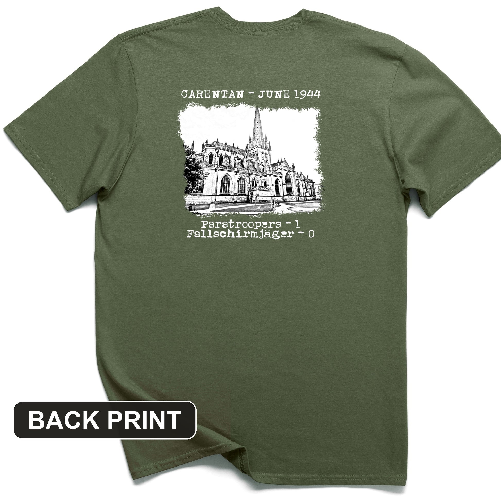 Carentan Back Print T-Shirt