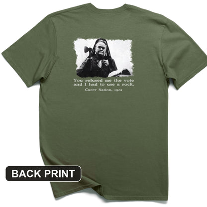 Carry Nation Back Print T-Shirt