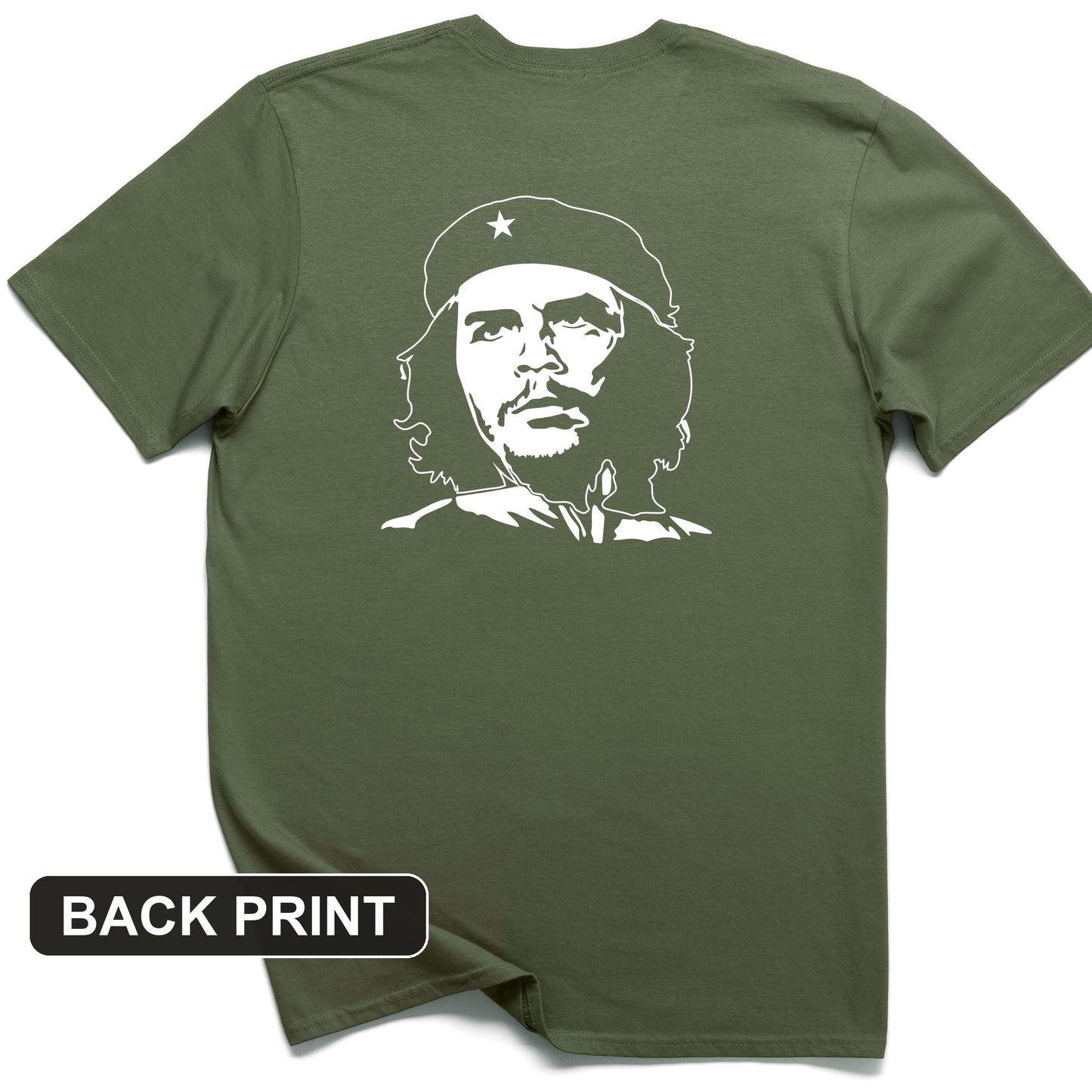 Che Guevara B&W Back Print T-Shirt