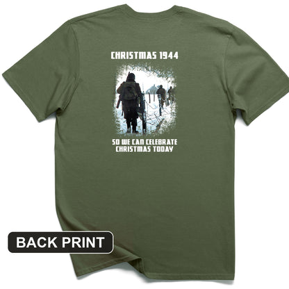 Christmas 1944 Back Print T-Shirt