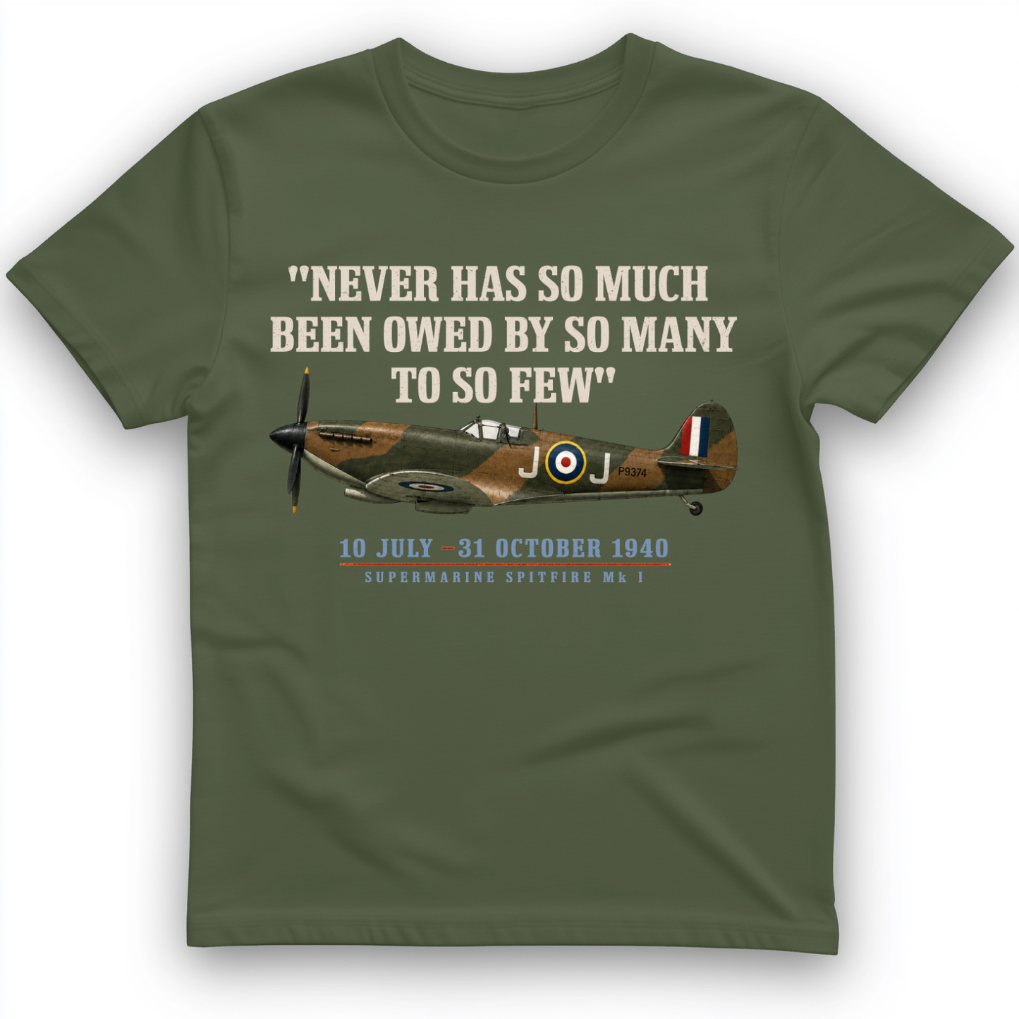 Spitfire T-Shirt Military Green / S