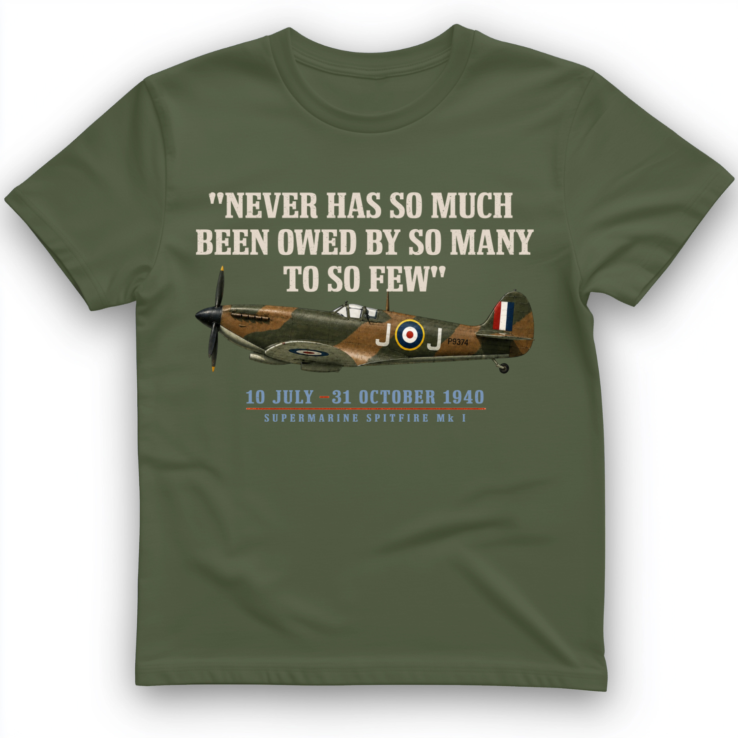 Spitfire T-Shirt Military Green / S
