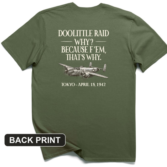 Doolittle Raid Back Print T-Shirt