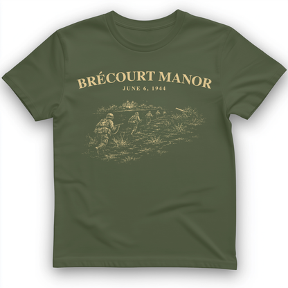 Brecourt Manor T-Shirt Military Green / S
