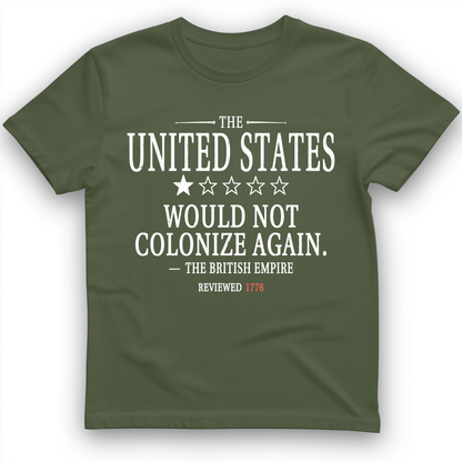 1 Star US T-Shirt Military Green / S