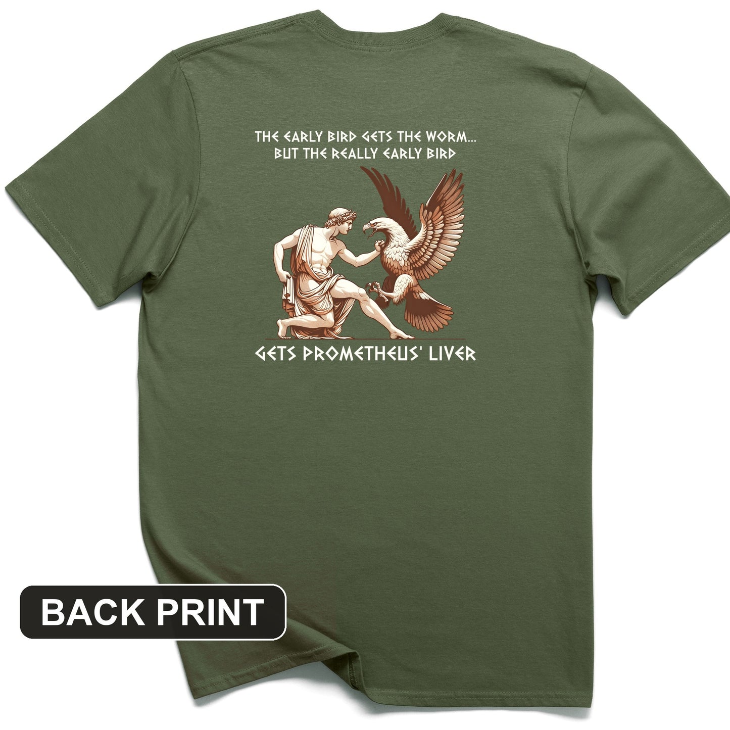 Early Bird Back Print T-Shirt