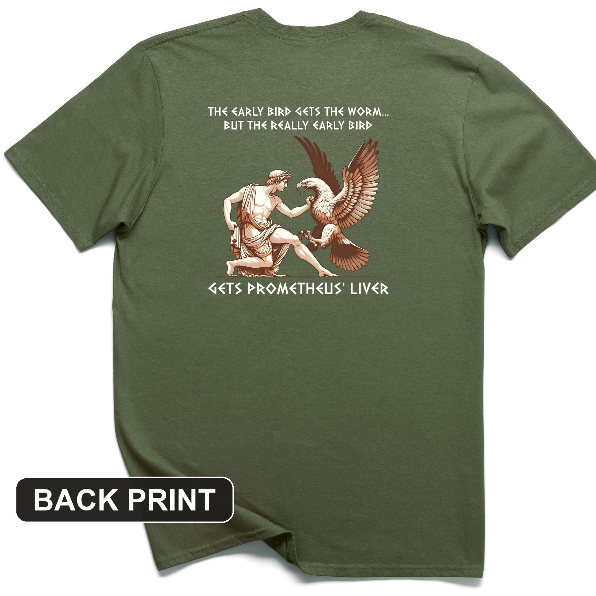Early Bird Back Print T-Shirt