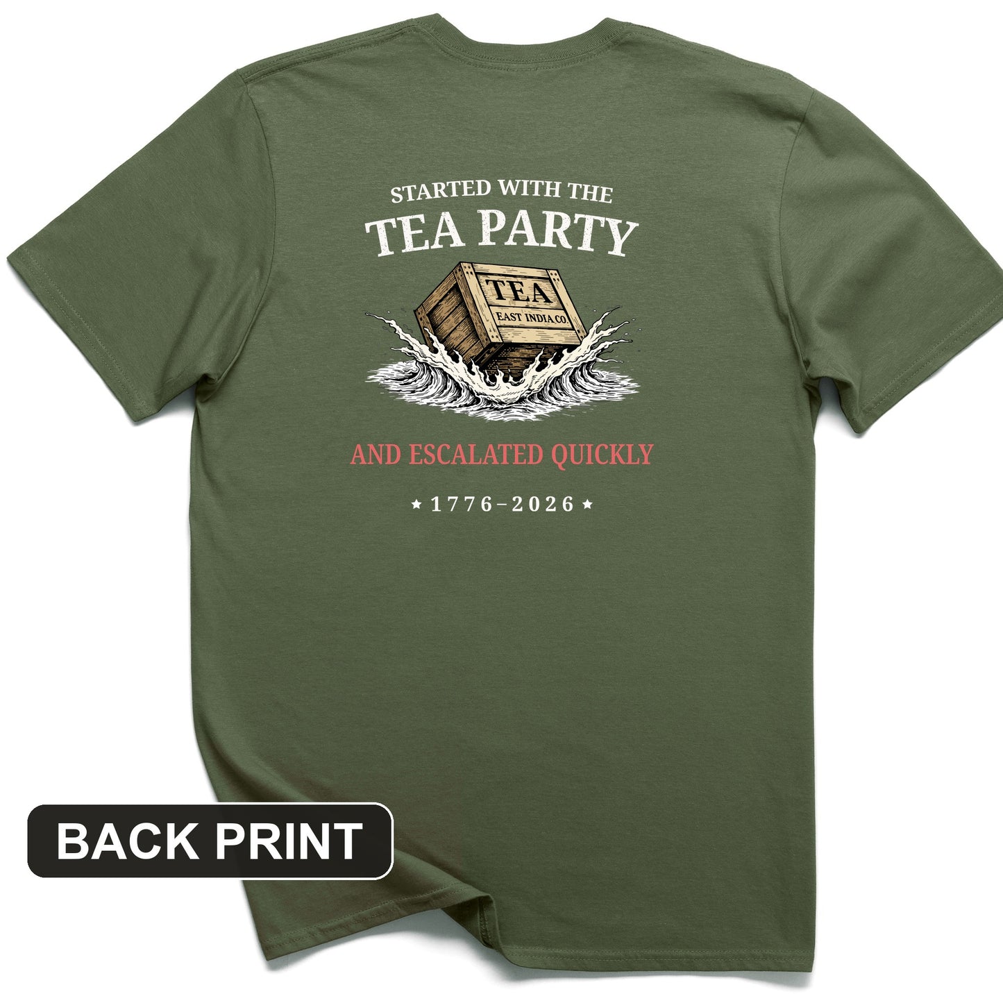 Escalated Quickly Back Print T-Shirt