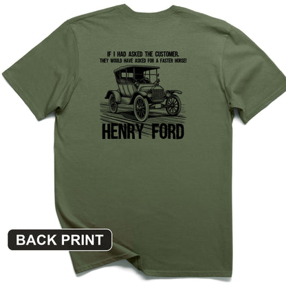 Faster Horse Back Print T-Shirt