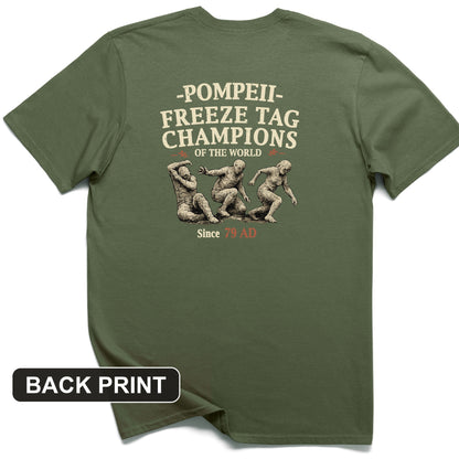 Freeze Tag Back Print T-Shirt