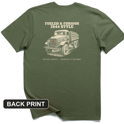 Fueled and Furious Back Print T-Shirt