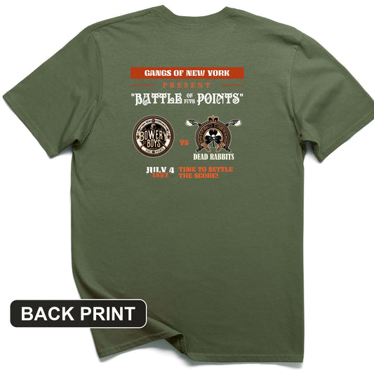 Gangs of New York Back Print T-Shirt