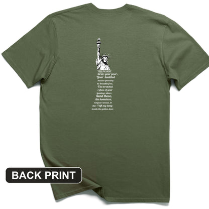 Give Me Your Tired Back Print T-Shirt