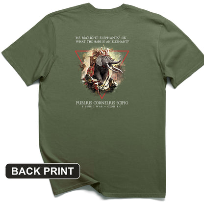 Hannibal Elephants Back Print T-Shirt
