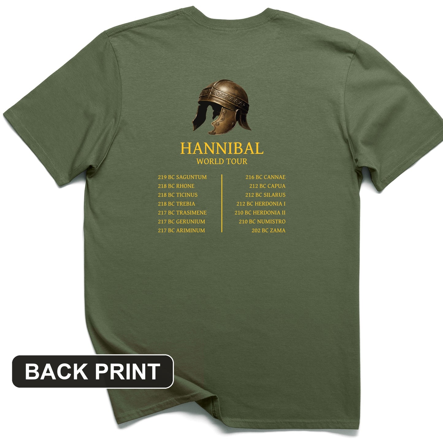 Hannibal World Tour Back Print T-Shirt