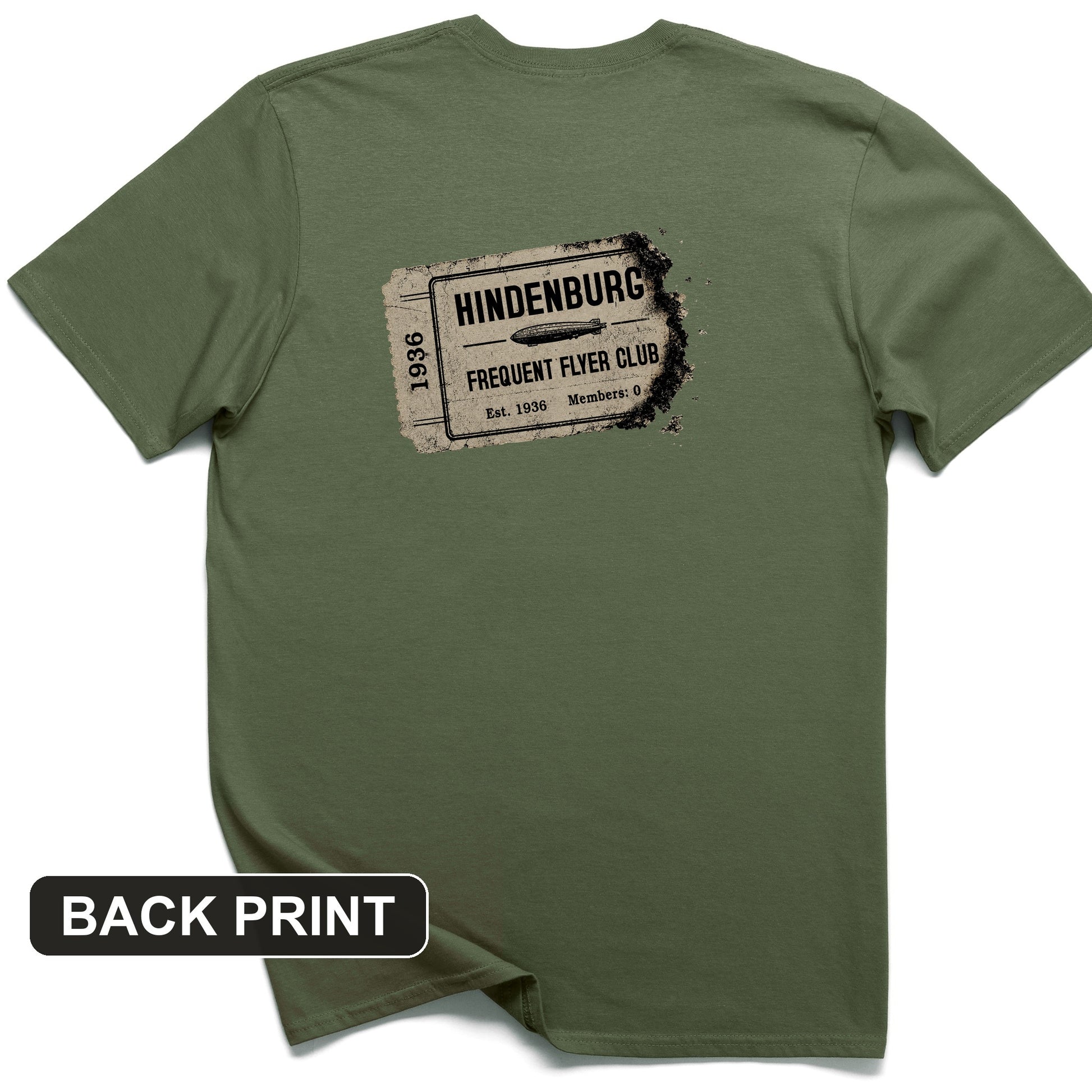 Hindenburg Back Print T-Shirt