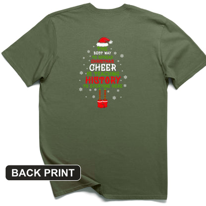 History Cheer Back Print T-Shirt