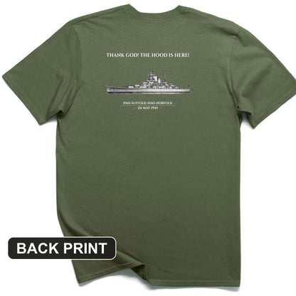 Hood Back Print T-Shirt