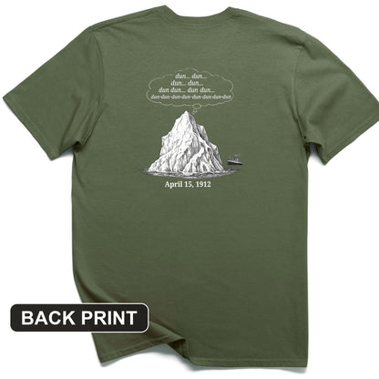 Iceberg Jaws Back Print T-Shirt