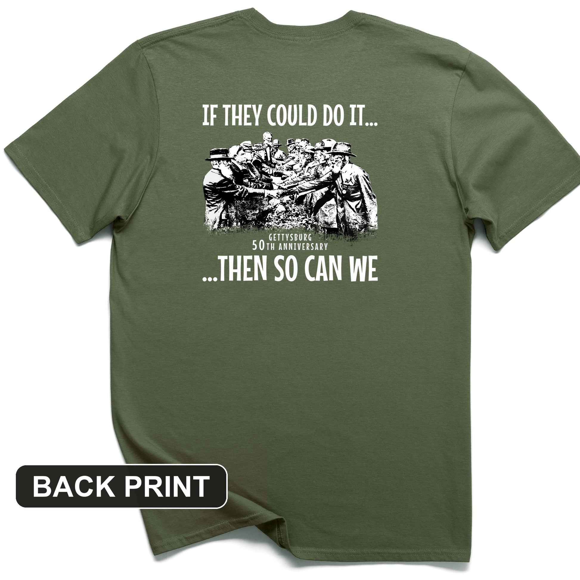 If They Could Do It Back Print T-Shirt