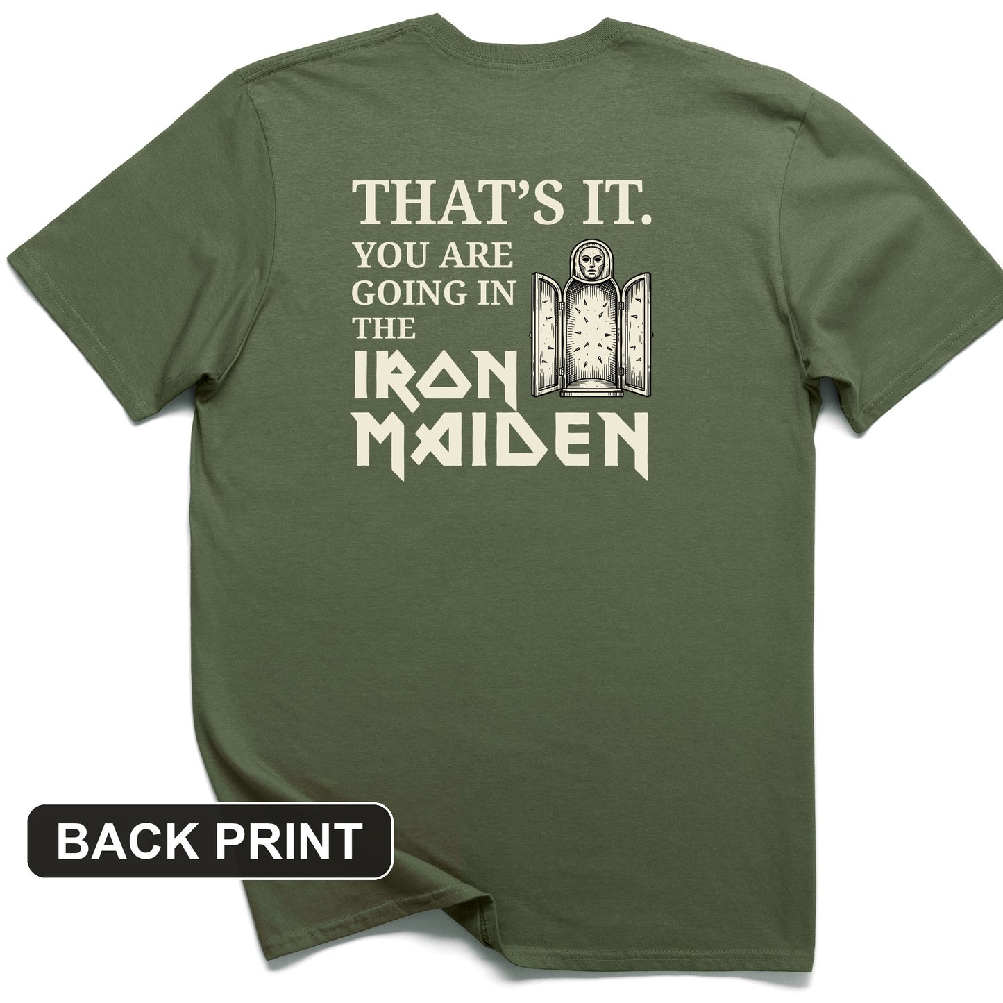 Iron Maiden Back Print T-Shirt