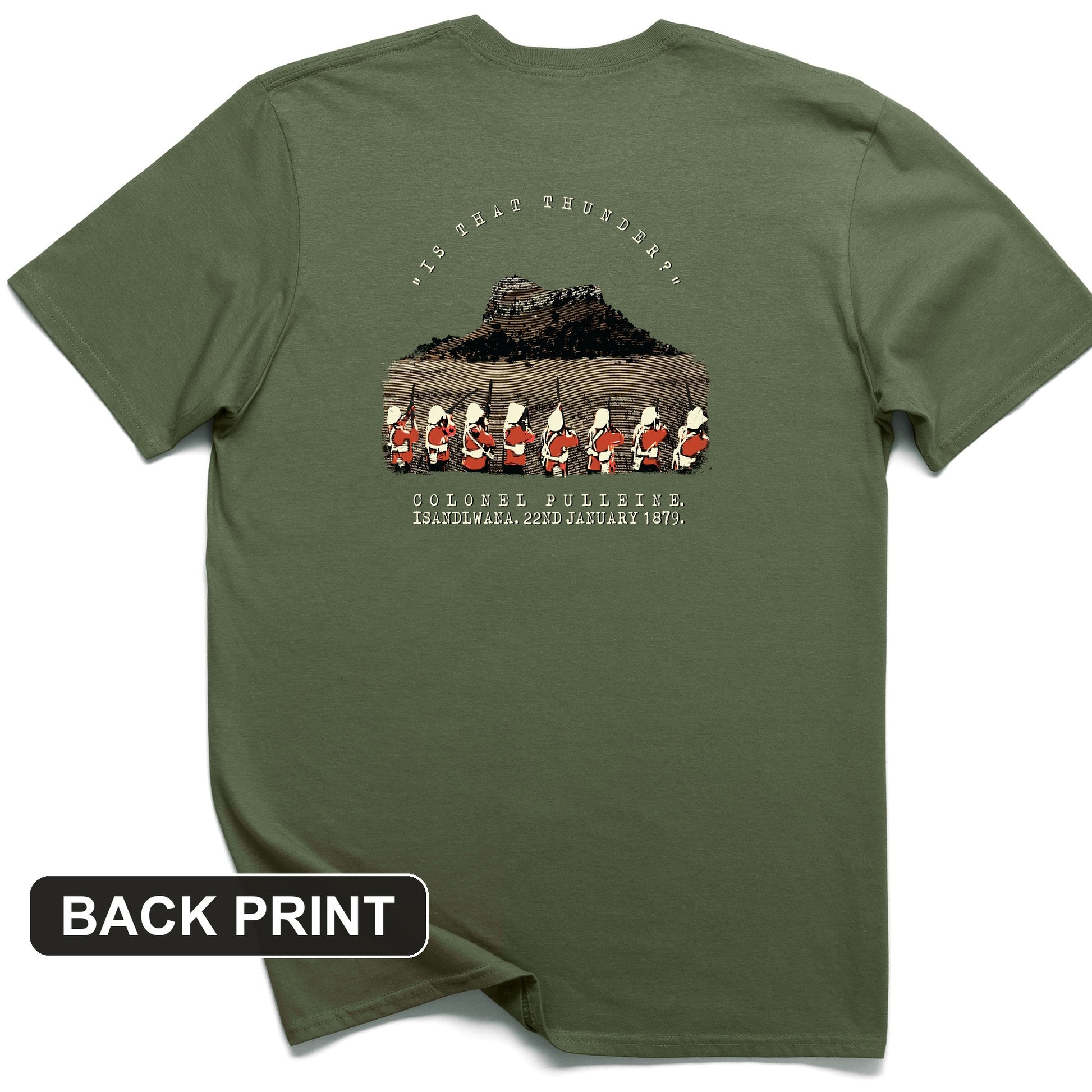 Isandlwana Back Print T-Shirt